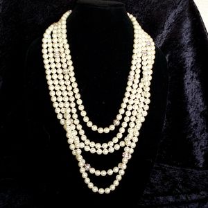 Multi-strand Camrose & Kross Pearl Necklace